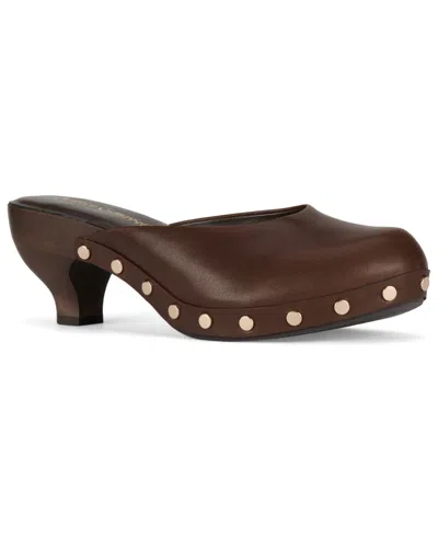 Jeffrey Campbell Women's Cloguette Wooden Platform Slip-on Clogs In Animal Print