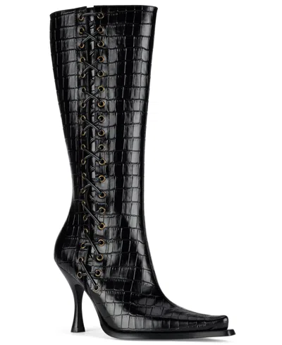 Jeffrey Campbell Women's Stunna Knee-high Dress Boots In Multi