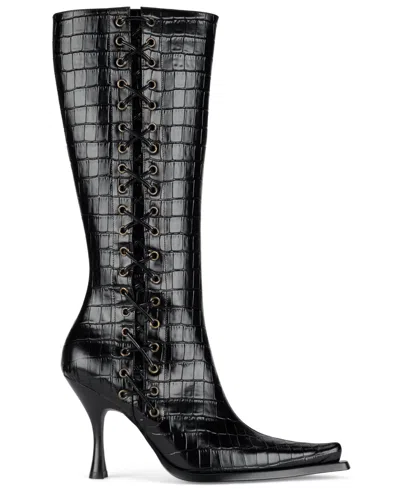 Jeffrey Campbell Women's Stunna Knee-high Dress Boots In Multi