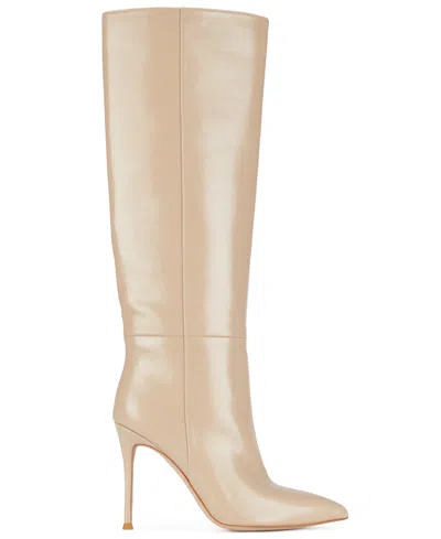Jeffrey Campbell Women's Arsen Knee-high Dress Boots In Neutral