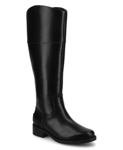 Journee Collection Journee Women's Dressage Knee High Riding Boots In Black