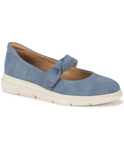 Baretraps Women's Kimbly Mary Jane Slip On Flats In Blue