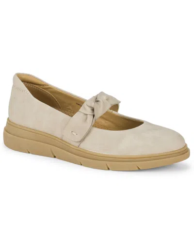Baretraps Kimbly Womens Round Closed Toe Mary Jane Shoes In Neutral