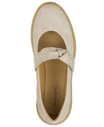 Baretraps Kimbly Womens Round Closed Toe Mary Jane Shoes In Neutral