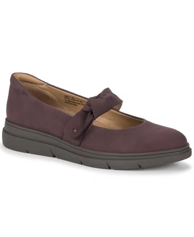 Baretraps Women's Kimbly Mary Jane Slip On Flats In Brown