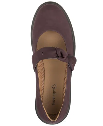 Baretraps Women's Kimbly Mary Jane Slip On Flats In Brown