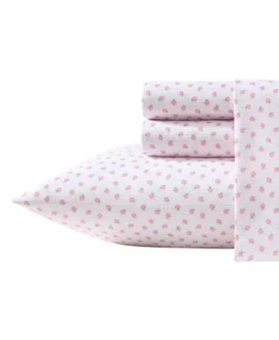 Laura Ashley Sweet Lady Bugs Microfiber Sheet Sets In Pink