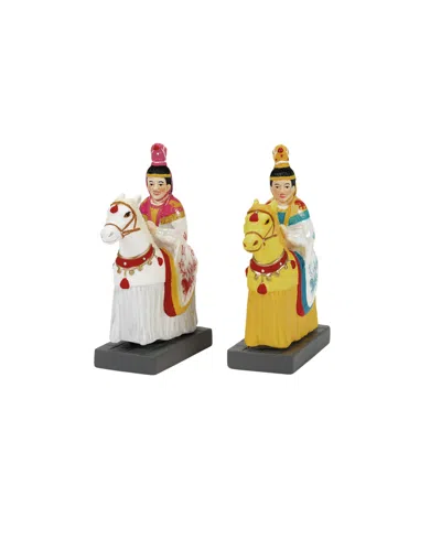 Department Five Village Imperial Parade Of Horses Accessories, Set Of 2 In Multi