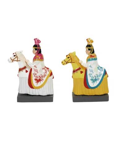 Department Five Village Imperial Parade Of Horses Accessories, Set Of 2 In Multi