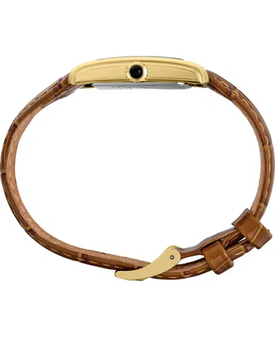 Seiko Women's Essentials Quartz Leather Strap Watch, 22.2mm In Silver