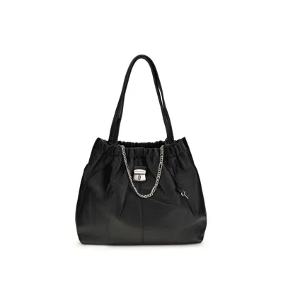 Marc Jacobs Black Lamb Ovis Aries Aries Shoulder Bag