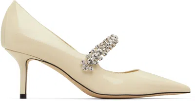 Jimmy Choo Off-white Bing 65 Heels In Neutral