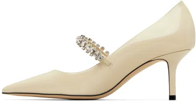 Jimmy Choo Off-white Bing 65 Heels In Neutral