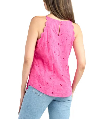 Bcx Junior's Resort Sleeveless Top In Pink