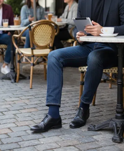 Love Sock Company Men's Barcelona Bundle Socks, 5-pack In Blue