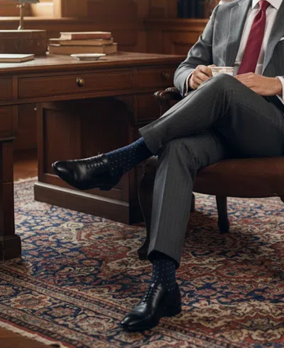 Love Sock Company Men's Athens Gift Bundle Socks, 5-pack In Blue