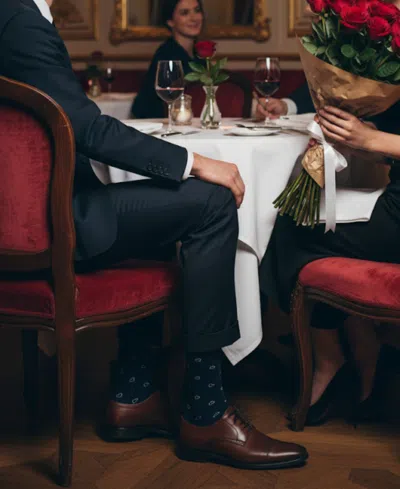 Love Sock Company Men's Athens Gift Bundle Socks, 5-pack In Blue