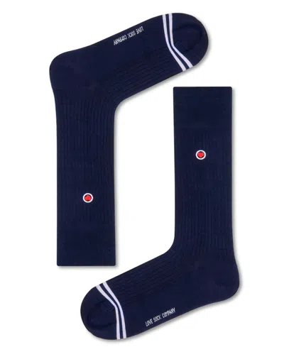 Love Sock Company Men's Tokyo Bundle Socks, 3-pack In Blue