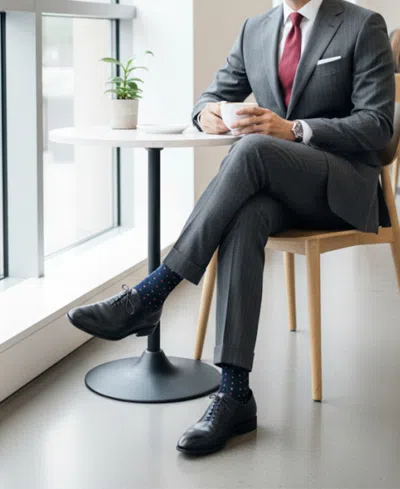 Love Sock Company Men's Malibu Gift Bundle Socks, 3-pack In Blue