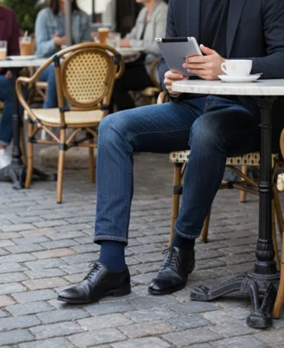 Love Sock Company Men's Malibu Gift Bundle Socks, 3-pack In Blue