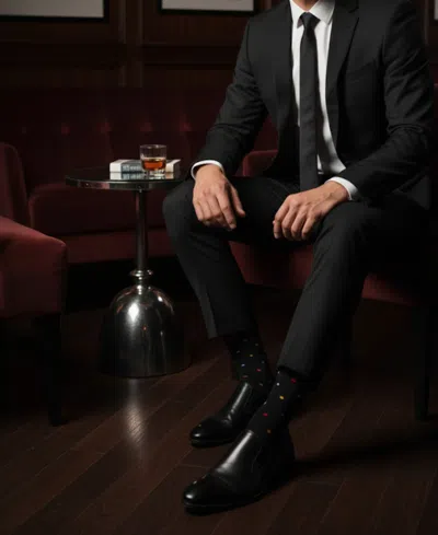 Love Sock Company Men's Wedding Gift Socks, 3-pack In Black