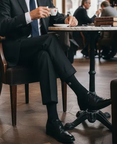 Love Sock Company Men's Wedding Gift Socks, 3-pack In Black