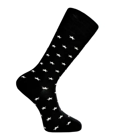 Love Sock Company Men's Stars Socks In Black