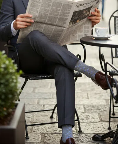 Love Sock Company Men's Stars Socks In Gray