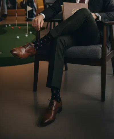 Love Sock Company Men's Golf Socks In Black