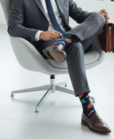 Love Sock Company Men's Noel Socks In Blue