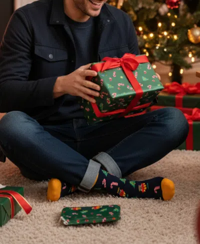 Love Sock Company Men's Noel Socks In Blue