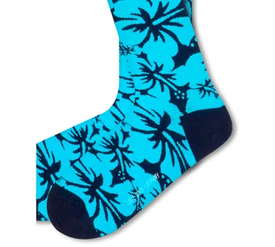 Love Sock Company Men's Lily Socks In Blue