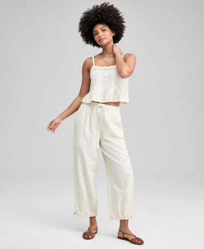 And Now This Women's Cotton Floral Jacquard Tank, Macy's Exclusive In Multi