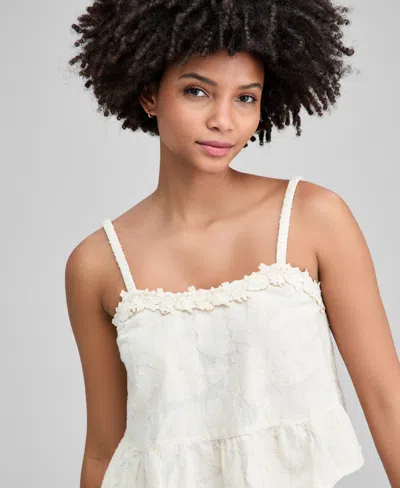 And Now This Women's Cotton Floral Jacquard Tank, Macy's Exclusive In Multi