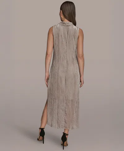 Donna Karan Women's Sleeveless A-line Dress In Animal Print