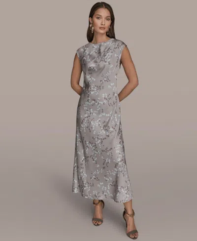 Donna Karan Women's Sleeveless Sheath Dress In Silver