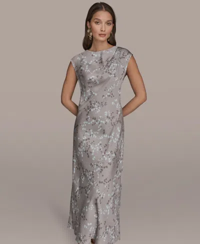 Donna Karan Women's Sleeveless Sheath Dress In Silver