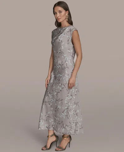 Donna Karan Women's Sleeveless Sheath Dress In Silver