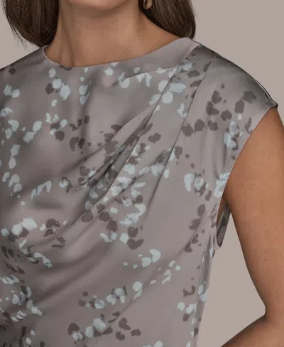 Donna Karan Women's Sleeveless Sheath Dress In Silver