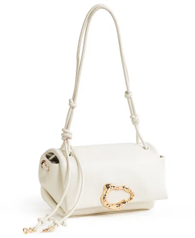 Sam & Libby Hannah Small Flap Shoulder Bag In White