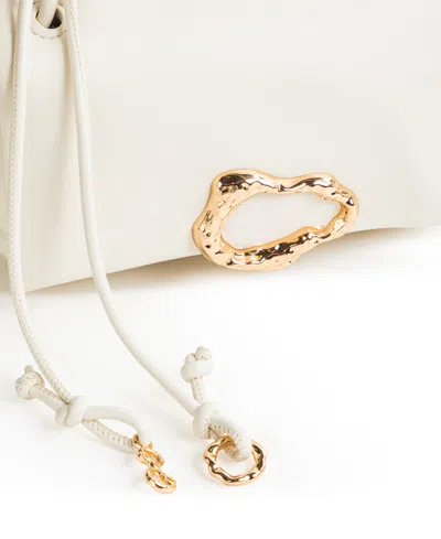 Sam & Libby Hannah Small Flap Shoulder Bag In White