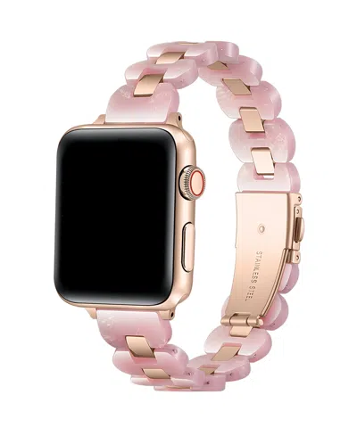 Posh Tech Aria Scalloped Resin Stainless Steel Band For Apple Watch