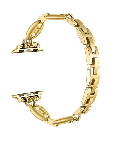 Posh Tech Poppy Rhinestone Band For Apple Watch In Gold