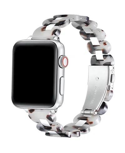 Posh Tech Aria Scalloped Resin Stainless Steel Band For Apple Watch