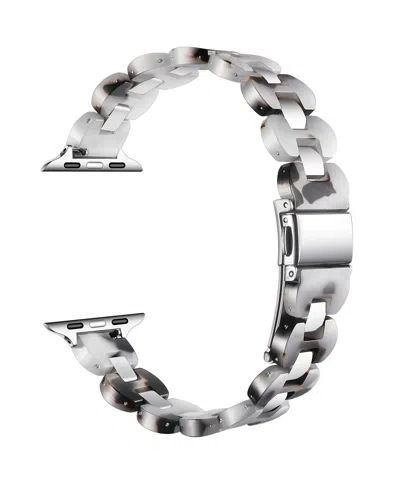 Posh Tech Aria Scalloped Resin Stainless Steel Band For Apple Watch