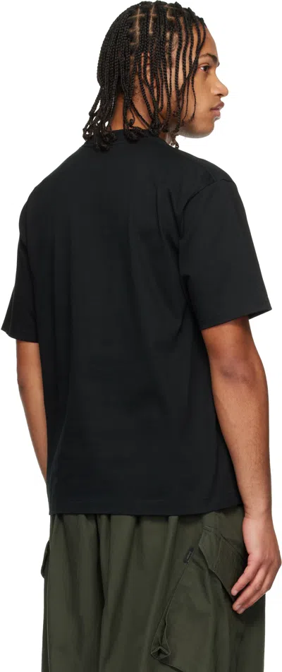 Bape Black Kazuki Kuraishi Edition Skate Relaxed Fit T-shirt In Black