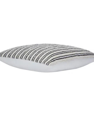 Tahari Home Boucle Stripe Decorative Pillow, 20" X 20" In Multi