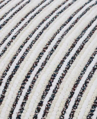 Tahari Home Boucle Stripe Decorative Pillow, 20" X 20" In Multi