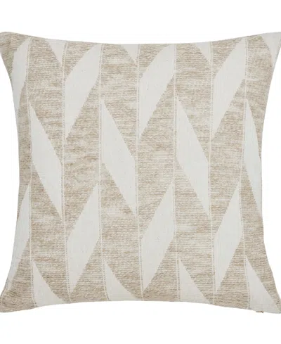 Tahari Home Amelia Diagonal Decorative Pillow, 20" X 20" In Sand