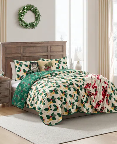 Hallmark Nutcracker Shaped Holiday Decorative Pillow, 7" X 14" In Green